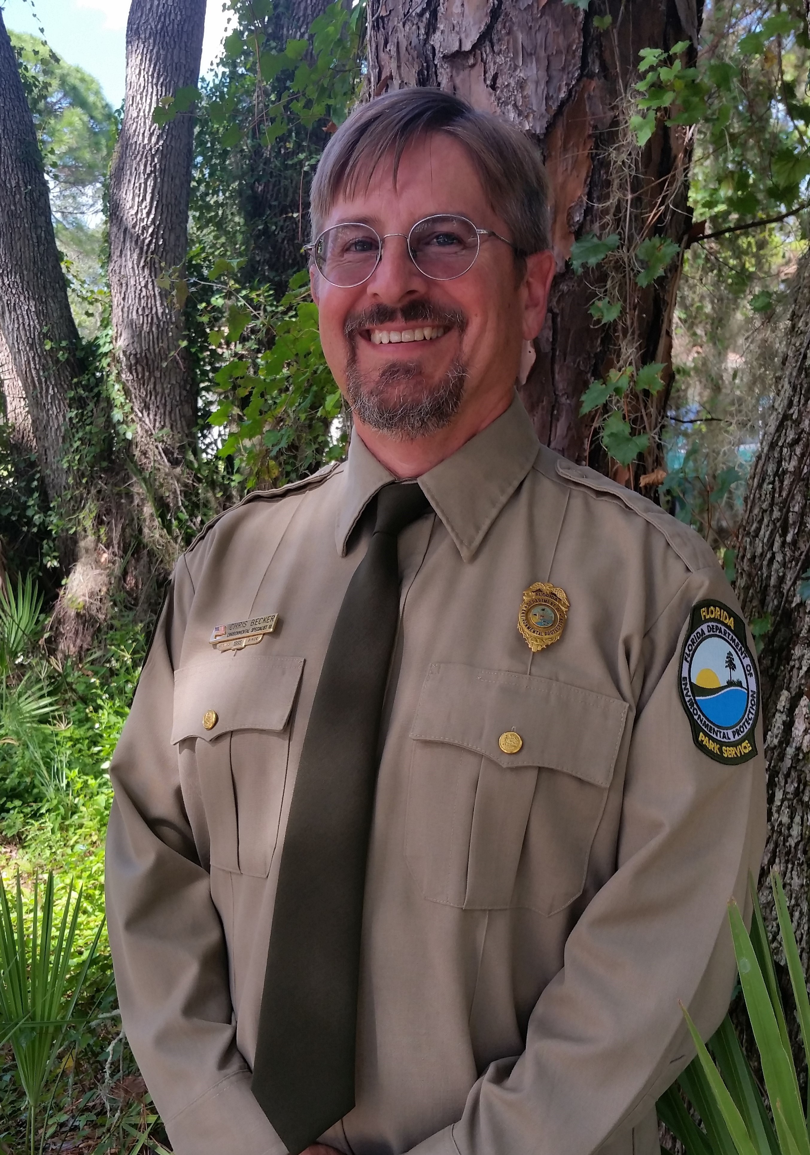 Chris Becker, biologist  at the District 4 office, Florida Park Service