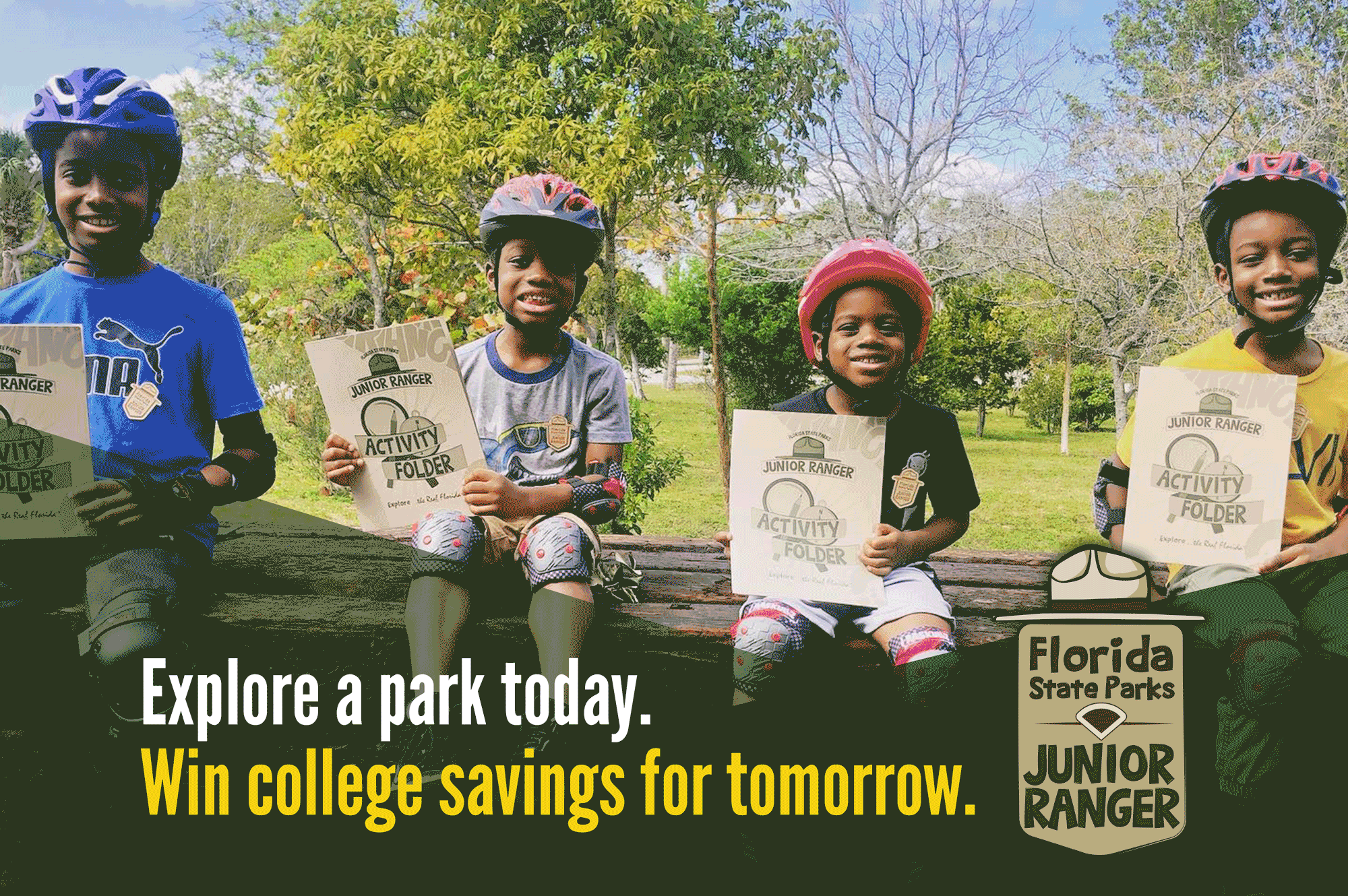 Explore a park today. Win college savings for tomorrow.