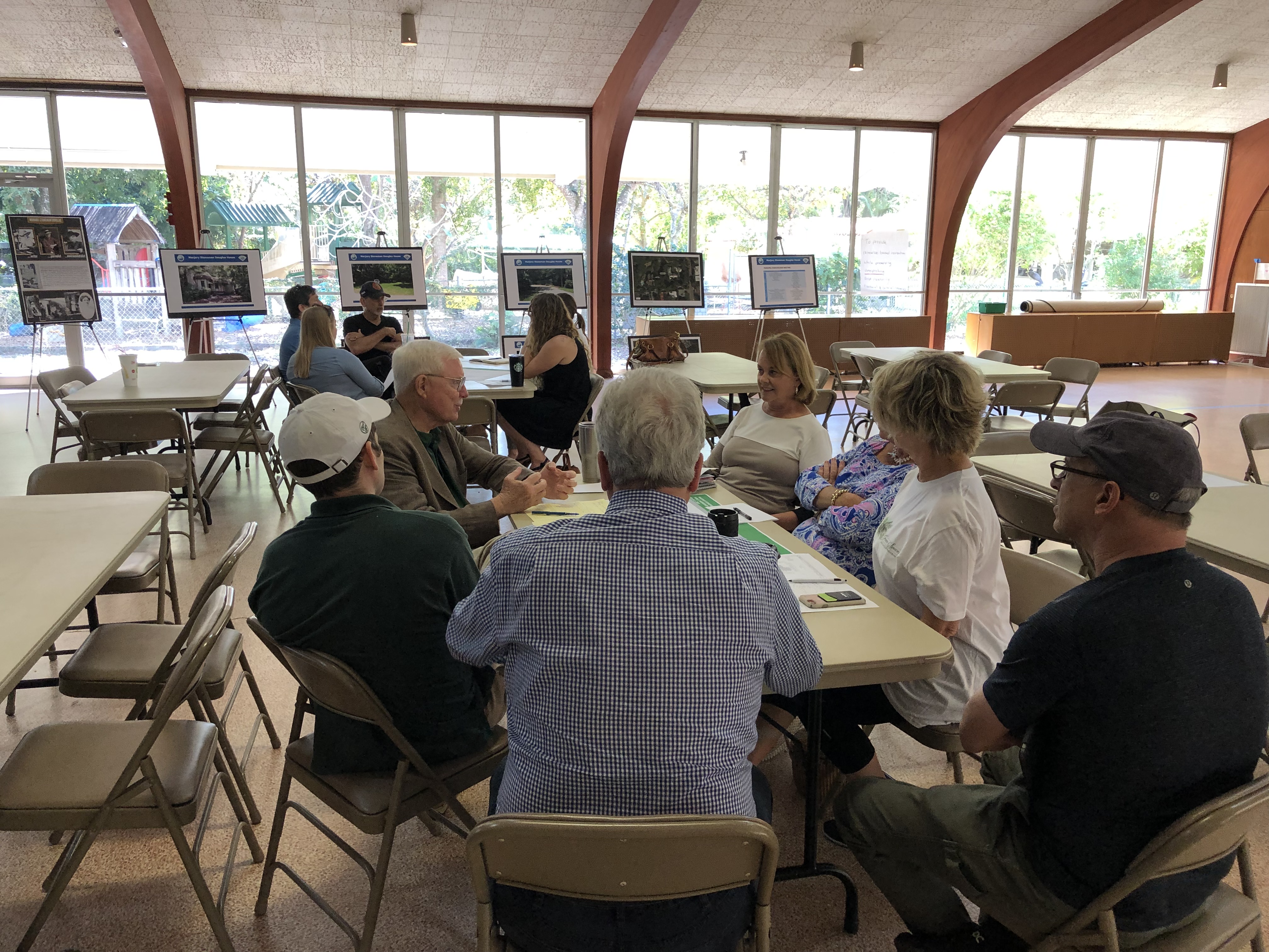 Stakeholders discuss the future of the Marjory Stoneman Douglas House.