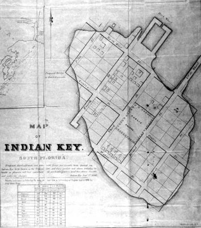 Map of Indian Key