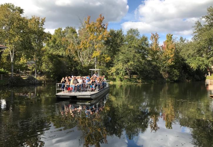 Boat Tour on Pepper Creek