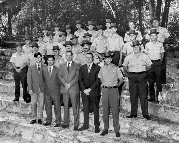 Graduates of the first Florida Park Service Ranger Academy, circa 1972