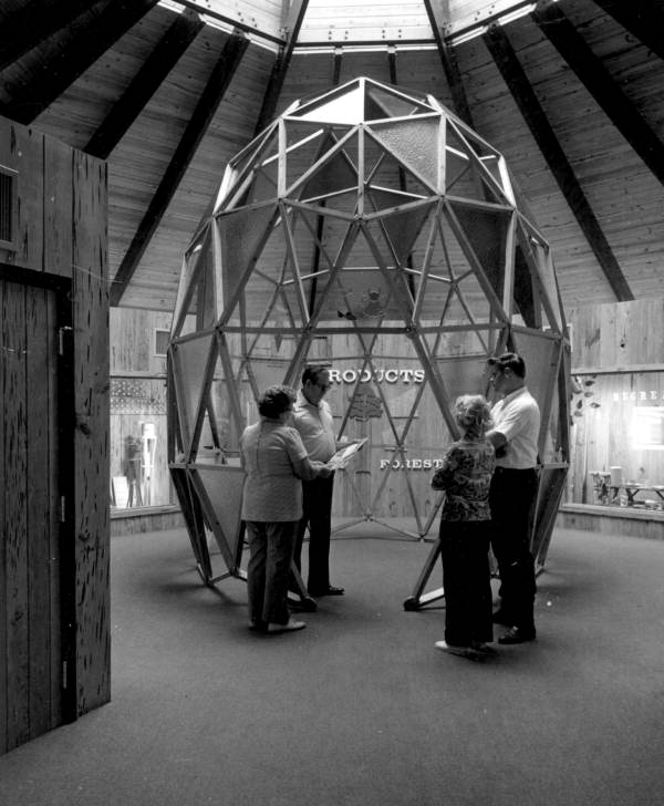 Inside the Forest Capital State Museum, 1976