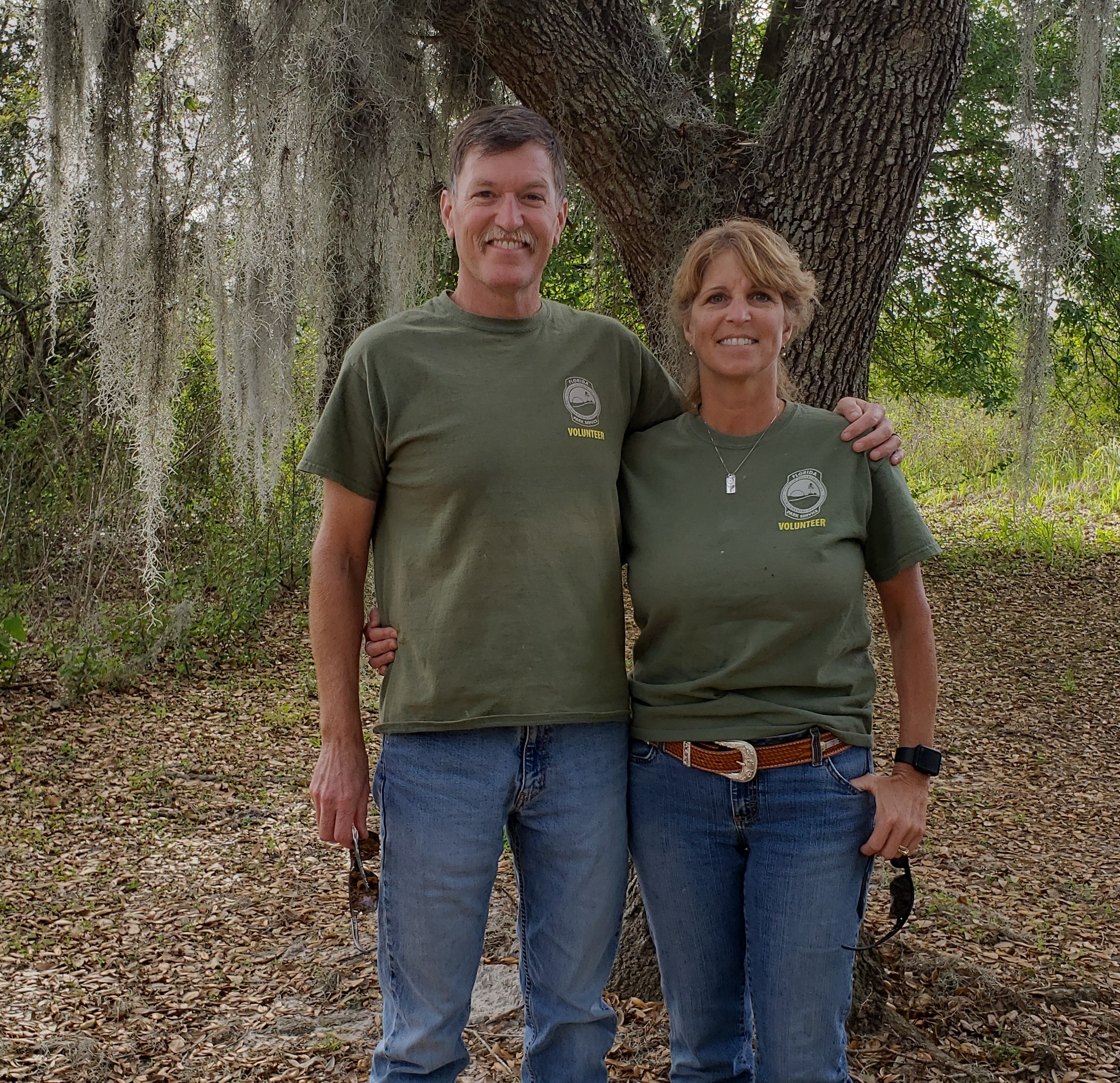 Resident volunteers Maria and Scott Eaton