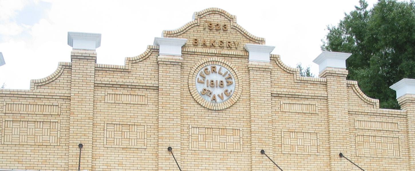 A view of the old Ferlita Bakery sign.