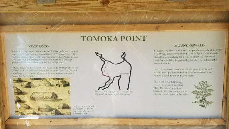 Tomoka Point Interpretive Kiosk