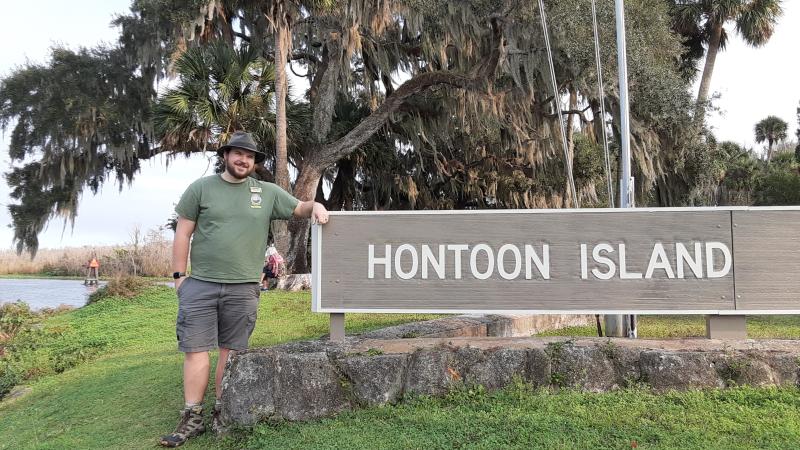 Stephen Downs is a volunteer at Hontoon Island State Park.