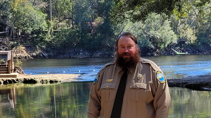 A photo of Lafayette Blue Spring's Park Manager, Nicholas Brown 