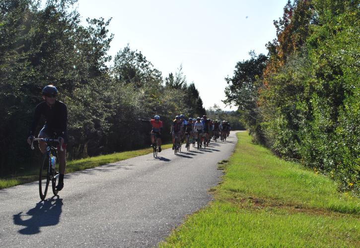 Bicycling on Blackwater Heritage State Trail