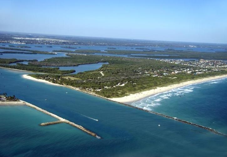 Aerial View of Fort Pierce Inlet