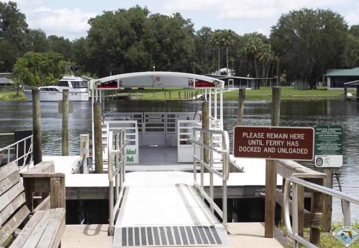 Ferry Dock at Hontoon Island State Park