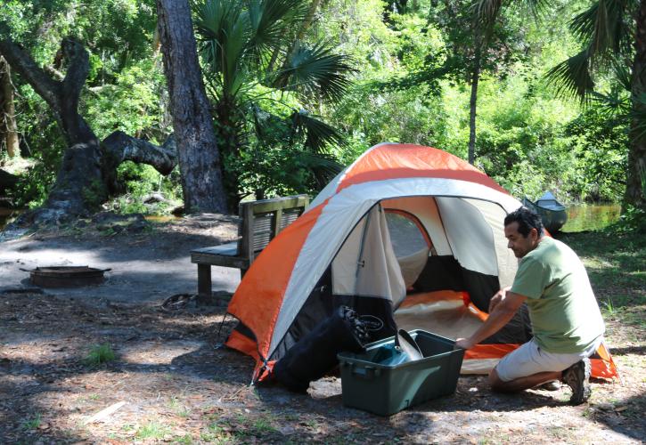 Camping at Wekiwa Springs