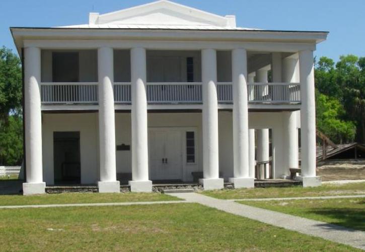 Mansion at Judah P. Benjamin Confederate Memorial at Gamble Plantation Historic State Park