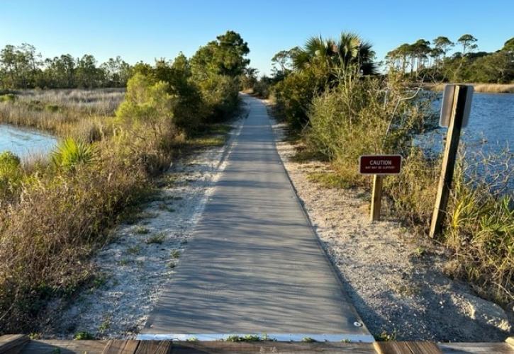 Mobility mat at Camp Helen