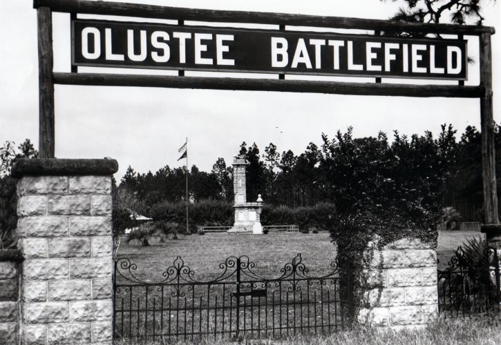 Olustee Battlefield Sign