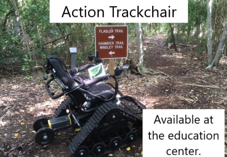 Action Trackchair available to checkout from the Education Center