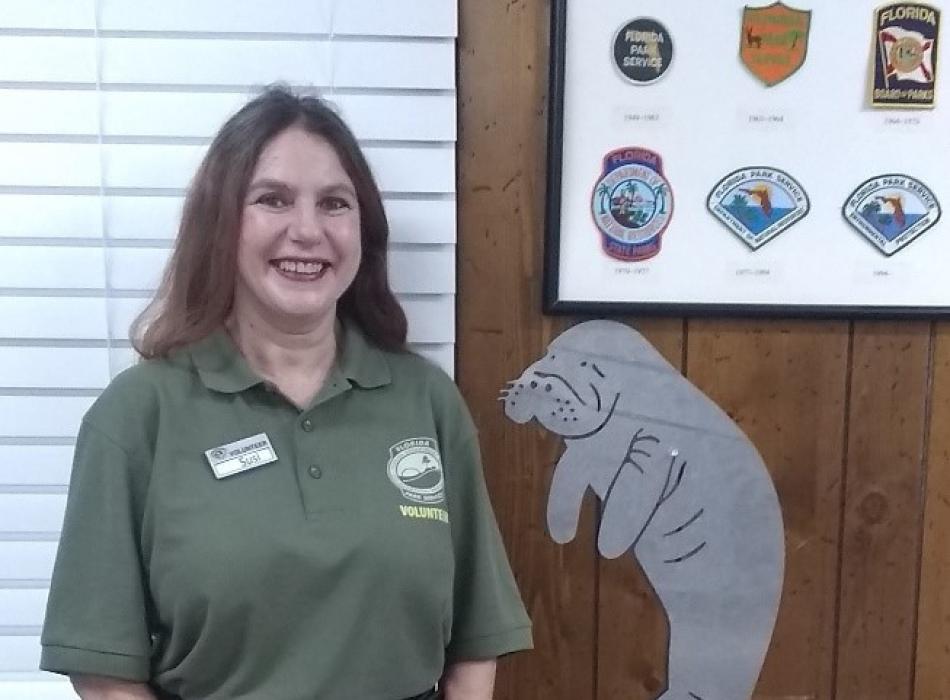 Volunteer Susi Wilde.